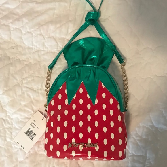 betsey johnson strawberry purse